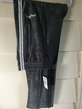 Converse Velour Zip Hoodie - Dark Gray